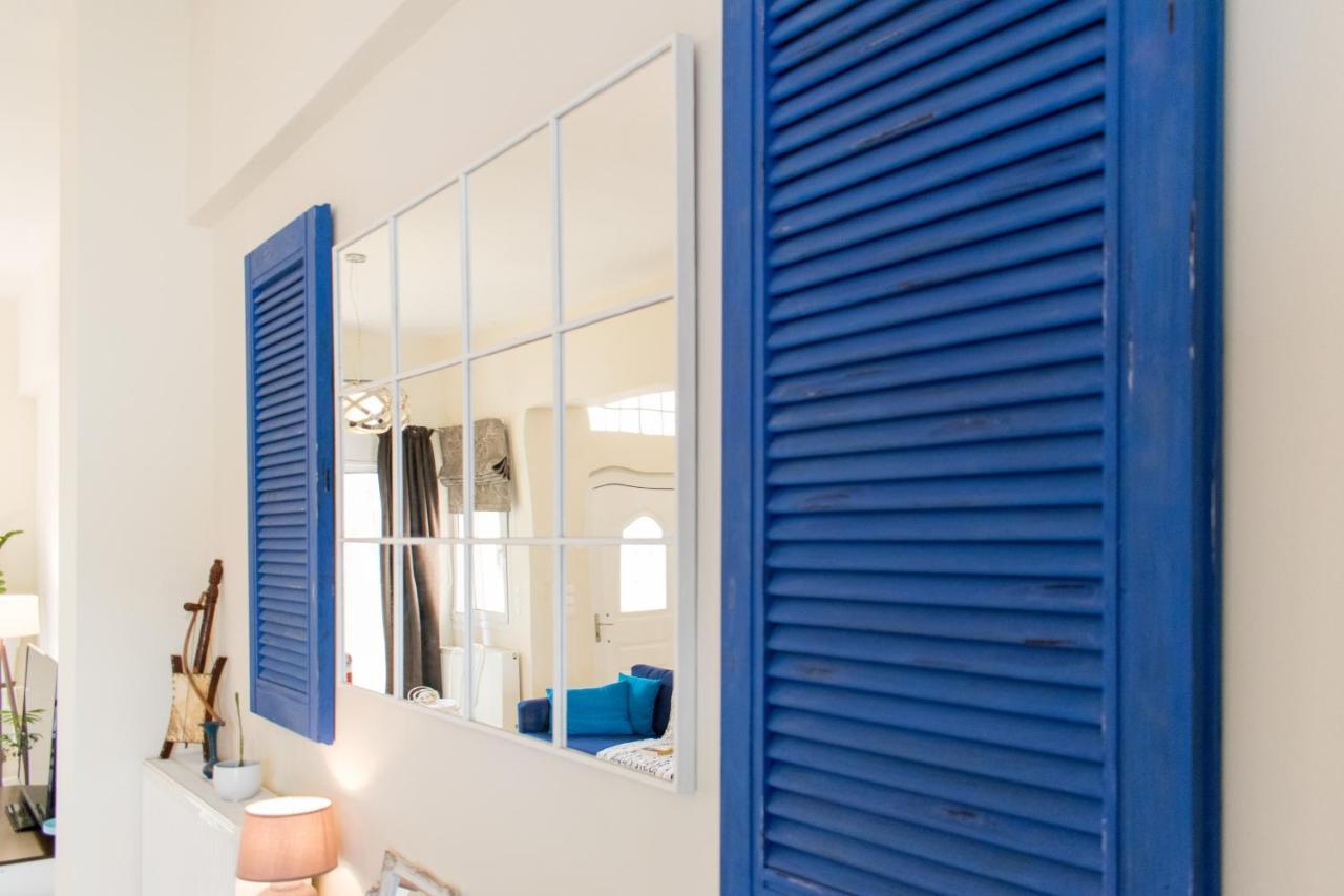 Blue Iris: Stylish Apartment Just 10 Minutes Walk From Old Town Chania ハニア エクステリア 写真